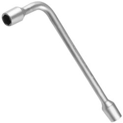 Chave L biela longa galvanizada 17mm Fertak 3117 - Santec