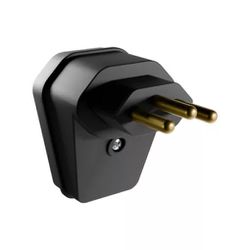 Pino Macho Extra Grande 2P+T 20A Prensa Cabo Preto Margirius... - Santec