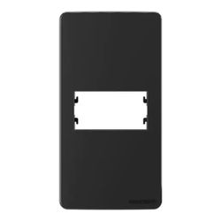 Placa com Suporte Sleek apra Condulete 1' pol Preta Margiriu... - Santec