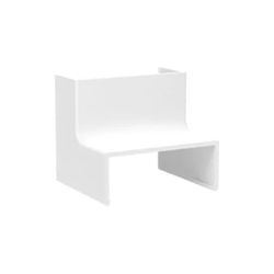 Cotovelo Interno Para canaleta 40×16mm Branco C/ 2pçs Margir... - Santec