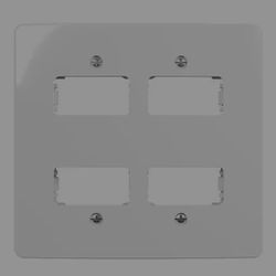 Placa Renova 4X4 4 Posto Horizontal Margirius 21304 - Santec