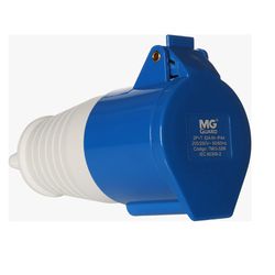 Pino Tomada Femea Industrial 32A 3P+T Azul Margirius 21642 - Santec