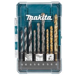Kit Brocas com 9 Peças Makita D-71962 - Santec