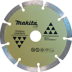 Disco Diamantado 125mm x 20mm Segmentado D-38261 Makita - Santec