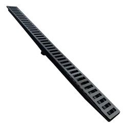 Grelha Ralo Pluvial Linear com Coletor 8x100cm Aluminio Saíd... - Santec
