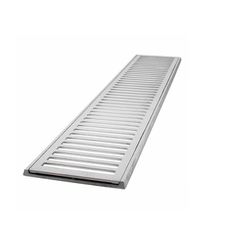 Grelha Ralo Pluvial Linear Alumínio 10x50cm com Suporte - Santec