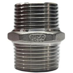Conexão Niple De 1.1/2'' Em Inox - Santec