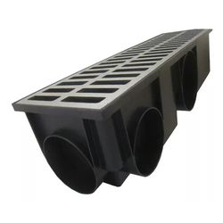 Grelha Ralo Pluvial Linear com Coletor 15x50cm Alumínio Modu... - Santec