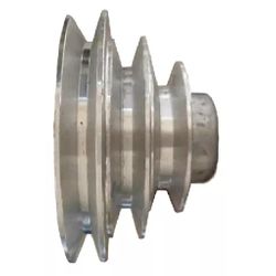 Polia de Aluminio Escalonada 50 x 75 x 100 com 3 Canais A Al... - Santec