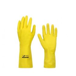 Luva Latex Multiuso Slim Amarela Volk - Santec