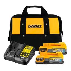 Kit 2 Baterias PowerStack 20V Max 1,7Ah + Carregador DCB107 ... - Santec