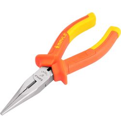 Alicate de Bico Meia-Cana Isolado de 6'' Mayle 119241M - Santec