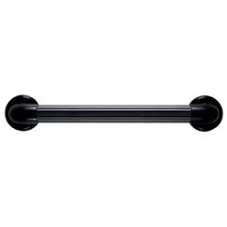 Barra de Apoio Reta em PVC 40 cm Preto Astra - Santec