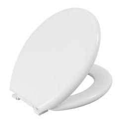 Assento Sanitário Oval Almofadado Astra Branco 1 - Santec