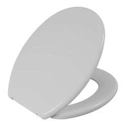 Assento Sanitário Oval Anatômico Astra Branco 1 - Santec
