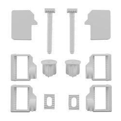Conjunto de Fixação para Assentos Almofadados Astra Branco - Santec