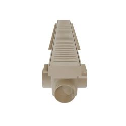 Ralo Linear com Tampa Vazada 50cm Bege Astra - Santec