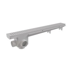 Ralo Linear com Tampa Vazada 50 cm Branco Astra - Santec