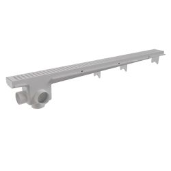 Ralo Linear com Tampa Vazada 70 cm Branco Astra - Santec