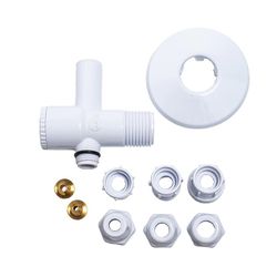 Adaptador 6 em 1 para Filtro com Registro Integrado em ABS B... - Santec