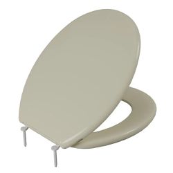 Assento Sanitário Oval Almofadado Slim Astra Bege - Santec