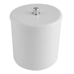 Lixeira Cesto Multiuso Astra 6L 21x25Cm Branco Ct4 Br1 - Santec