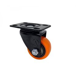 Rodizio Giratório Placa 158 Laranja A09110-G - Santec