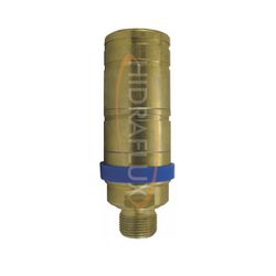 Engate Rápido Hidráulico 1/2'' - Rosca Macho M22 2600-Mf Hal... - Santec