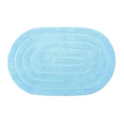 Tapete Allegro 40cm x 60cm Azul Céu Oval Kapazi - Santec