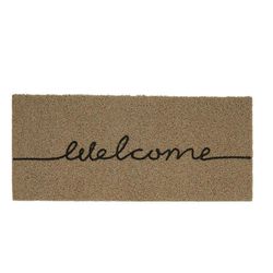 Capacho Vinil Long Welcome 30cm x 70cm Kapazi - Santec