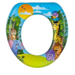 Assento Sanitário Infantil Fofinho com Redutor Almofadado As... - Santec