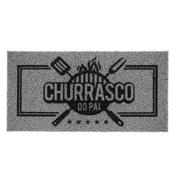 Tapete Vinil SuperPrint 40 x 75cm Churrasco do Pai Kapazi 01... - Santec