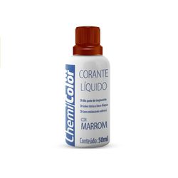 Corante Líquido Marrom 50ml Chemicolor - Santec