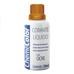 Corante Líquido 50ml Ocre Chemicolor - Santec