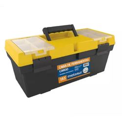 Caixa De Ferramentas Plastica 50cm Lar Preta Metasul 0136010... - Santec