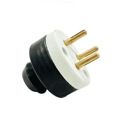 Pino Plug Macho Porcelana 3 Pinos 30A Decorlux PI0333 - Santec