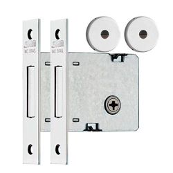 Fechadura Auxiliar 1004 ( Par ) Inox - Santec