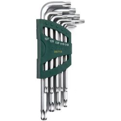 Jogo de Chave Torx Longa com 9 Peças ST09715 Sata - Santec