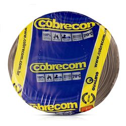 Cabo Flexível Marrom 2,5mm Rolo Com 100 Metros Cobrecom - Santec