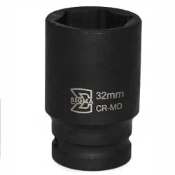 Soquete Sextavado Impacto Longo 3/4 pol x 32mm SGT - Santec