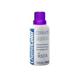 Corante Líquido Violeta 50ml Chemicolor - Santec