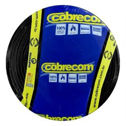 Cabo Flexível 1,50mm Preto Cobrecom Rolo 100 Metros - Santec