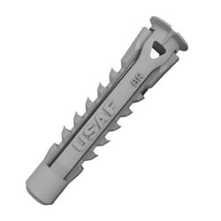 .Bucha Plástica 8mm U-TBI Cinza com 100 peças - Santec