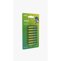 Pilha Alcalina Palito AAA com 16 peças Elgin - Santec