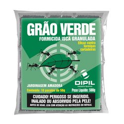 Formicida Granulado Grão Verde 500gr Dipil - Santec