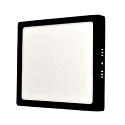 Painel Led Preto Sobrepor Quadrado 18W 6500K Ledbee LL-1342 - Santec