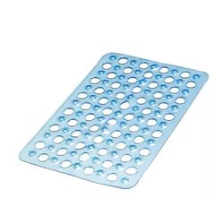 Tapete Plástico de Banho Azul 48x32cm Primafer PR2616-1 - Santec