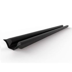 Vedante Para Porta Rolinho Preto 90cm Atlas AT2201/2 - Santec