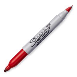 Marcador Ponta Dupla Twin Vermelha Sharpie 1805636 - Santec
