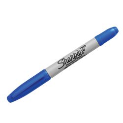 Marcador Ponta Dupla Twin Azul Sharpie 1805637 - Santec